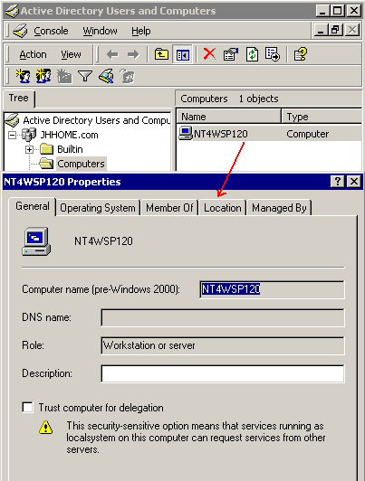 Подключение компьютера nt4 к домену 2008